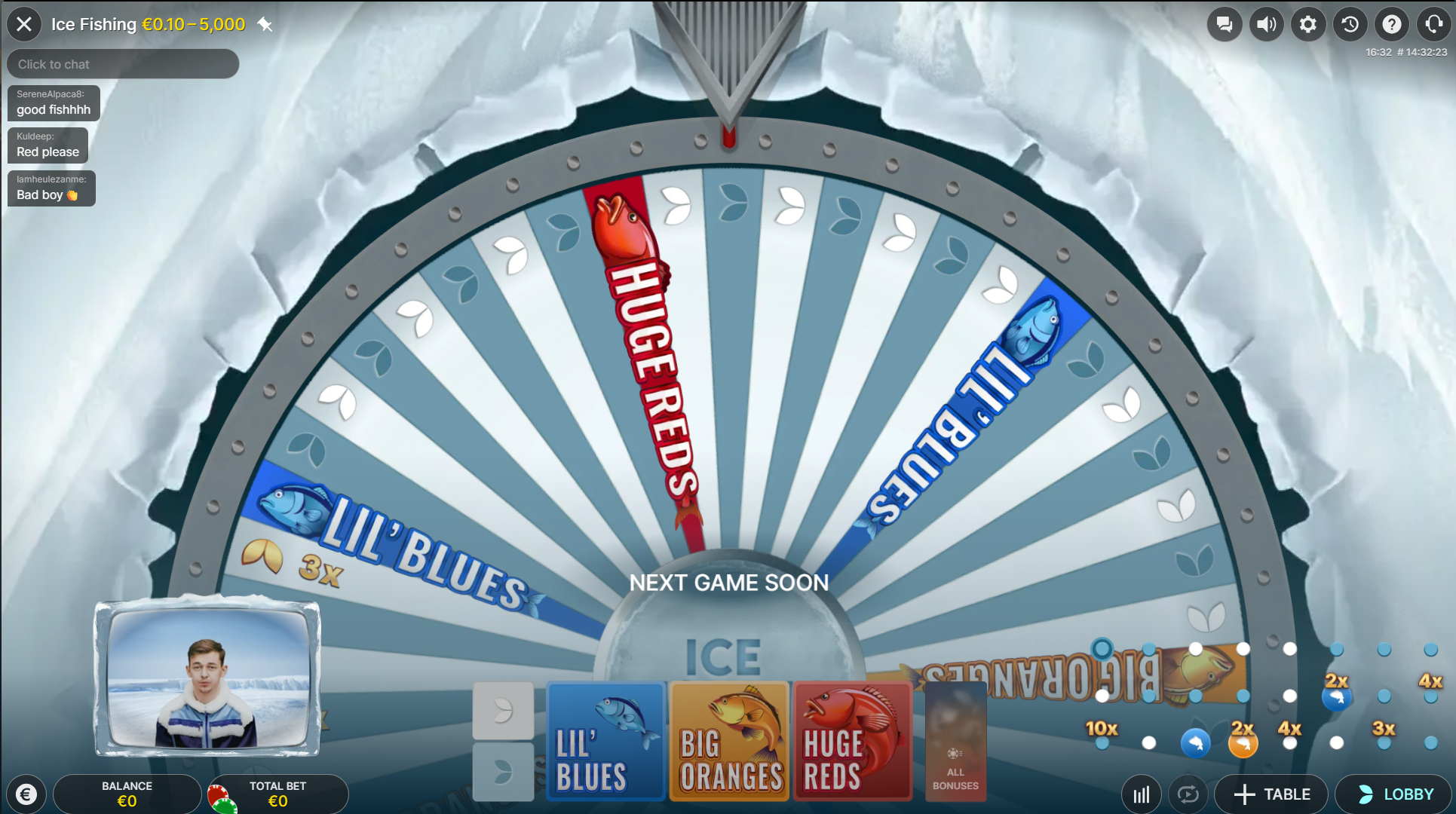 ice fishing gameplay